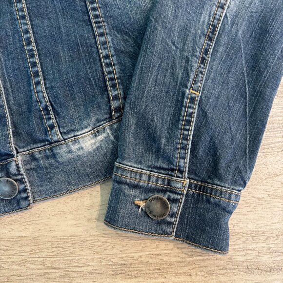 Zara Girls Denim Jean Jacket Size 11-12 - Picture 6 of 8